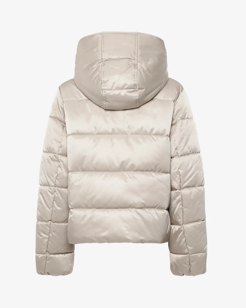 Piumino corto con cappuccio - immagine 3