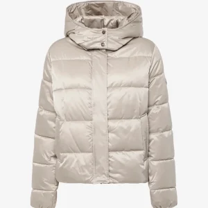 Piumino corto con cappuccio