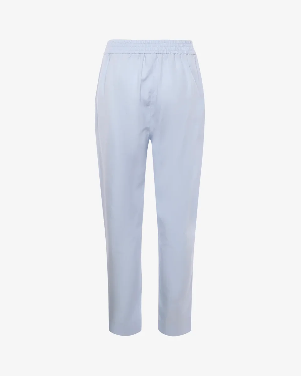 Pantaloni con coulisse in misto lino - immagine 7