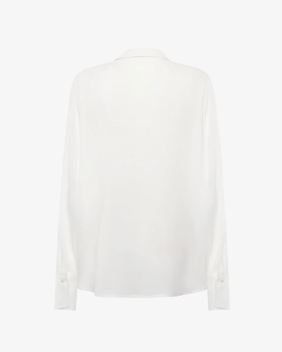 Camicia in georgette con applicazioni - immagine 4