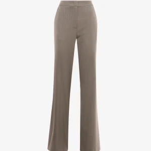 Pantaloni flare in manolana