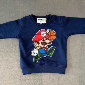 Felpa Mousse girocollo super mario