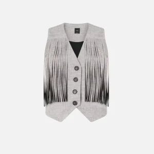 Gilet con frange