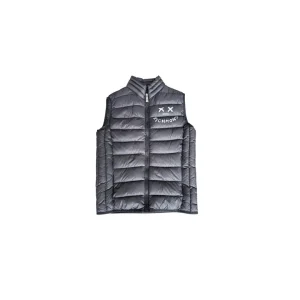 Gilet Richmond nero  con zip sul davanti