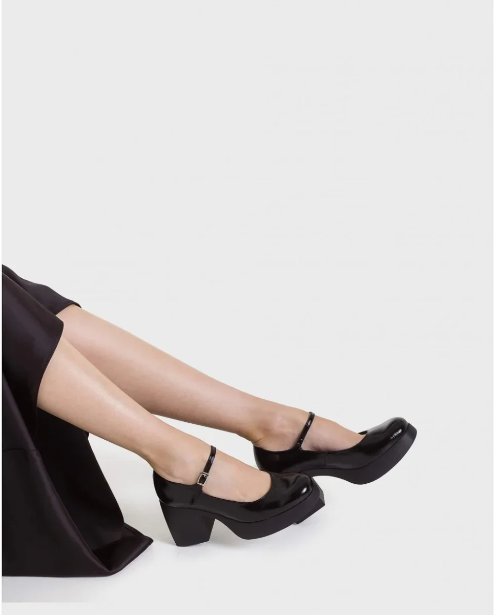 Wonders H-4940 Mary Jane Black LADY 40 - immagine 6