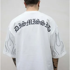 T-shirt PRESENT DAY Flame Strass