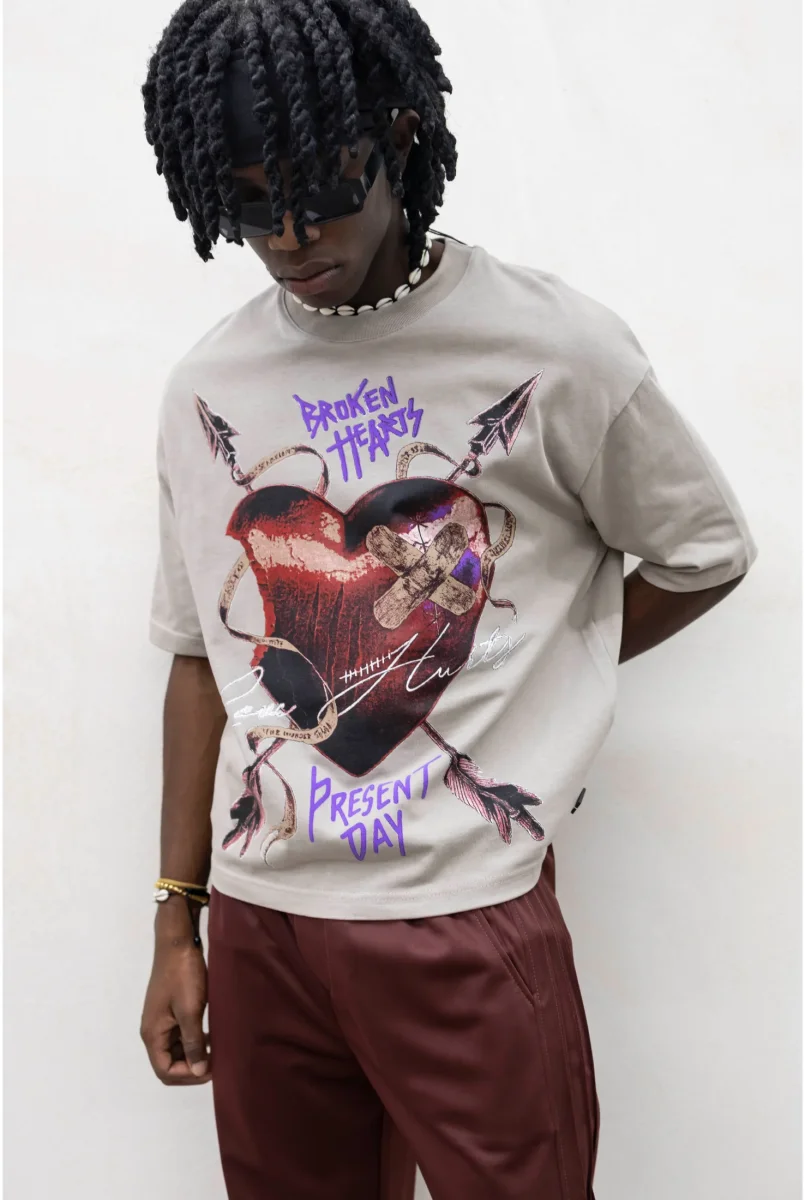 T-shirt PRESENT DAY Broken hearts - immagine 4