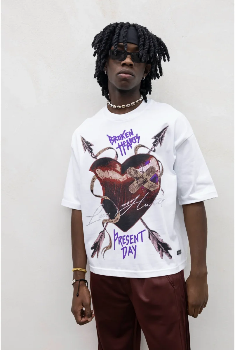 T-shirt PRESENT DAY Broken hearts - immagine 2