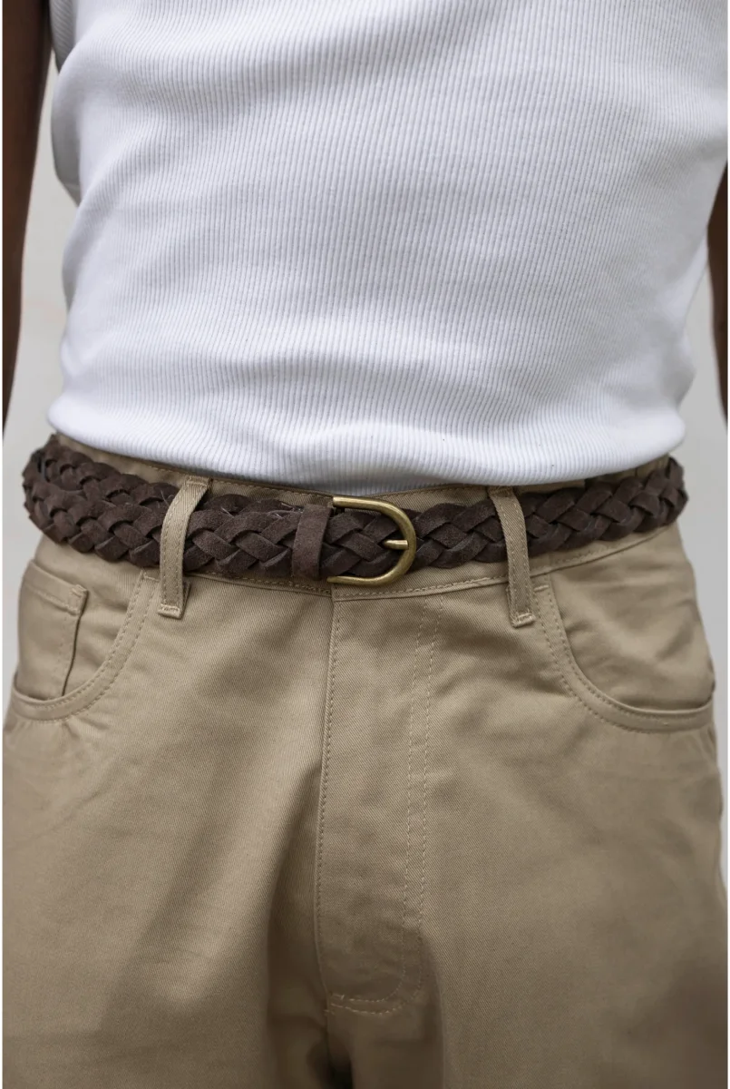 Cintura PRESENT DAY treccia camoscio - immagine 3