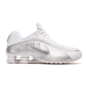 Nike Shox R4 Silver White