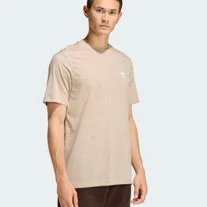 adidas  trefoil ess tee beige