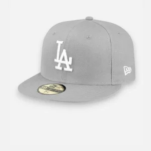 New Era Fitted Cap MLB Basic LA Dodgers 59Fifty grey