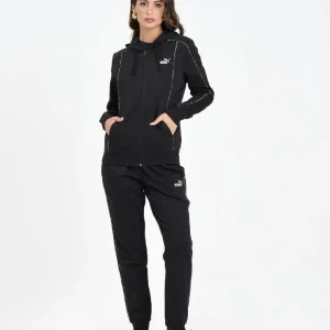 Puma Tuta Completa Donna Nero ess+ animal