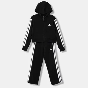 Adidas Tuta Completa Felpata Teen Nero