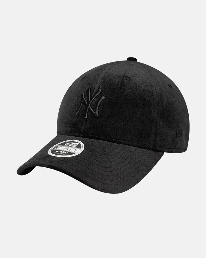New Era wmns velour 9forty Nero