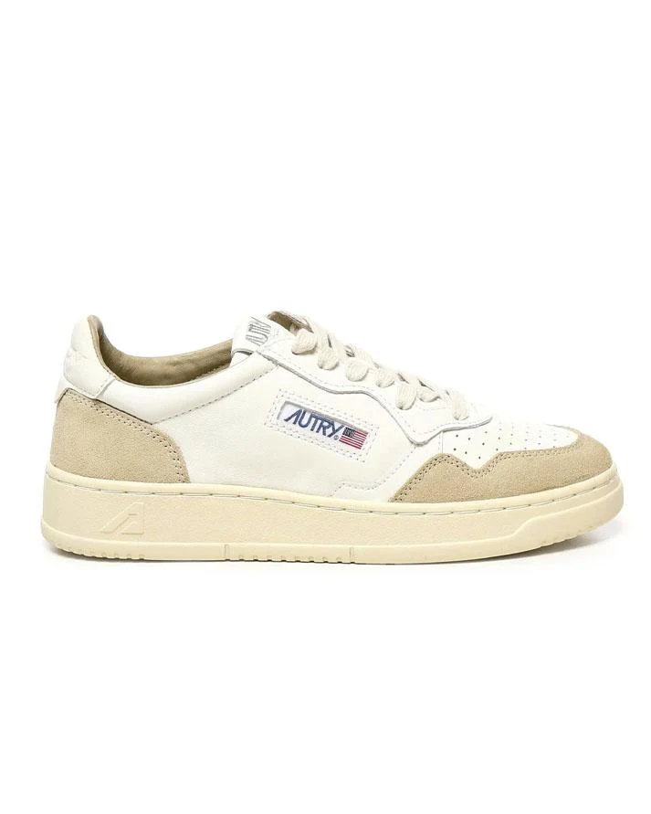 Autry Uomo Camoscio Tallone Bianco Premium
