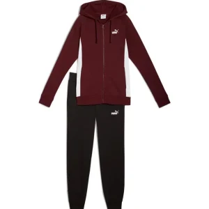 Puma Tuta Completa Donna Zip Bordeaux