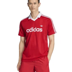 adidas MAGLIA ARCHIVE COLLAR ENGINEERED red