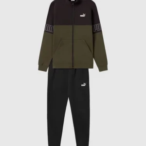 Puma Tuta Completa Uomo Clorblock Nero Verde