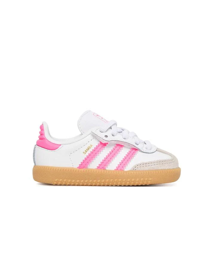 Adidas Samba og cf el i Bianco Rosa Infant - immagine 2