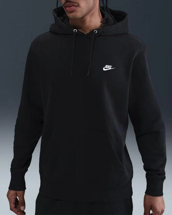 Nike Felpa Sportswear Club Nera - immagine 2