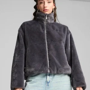 Puma soft fleece jacket antracite