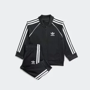 Adidas Originals Tuta Completa Nero Infant