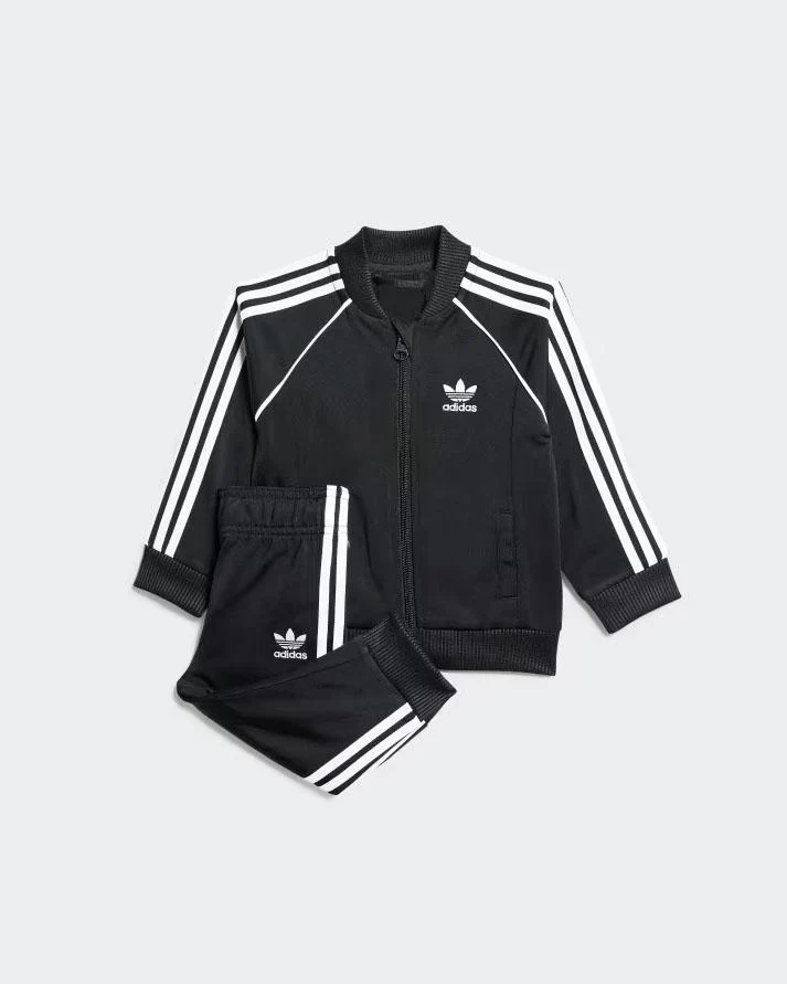 Adidas Originals Tuta Completa Nero Infant
