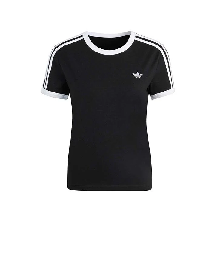 adidas maglia 3s tee slim black donna - immagine 3