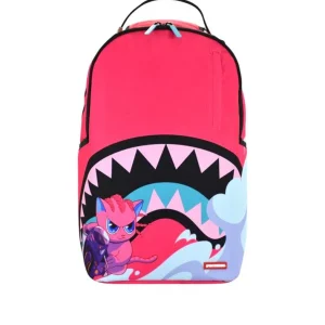 Sprayground motorycle kitty dlxr backpack multicolor