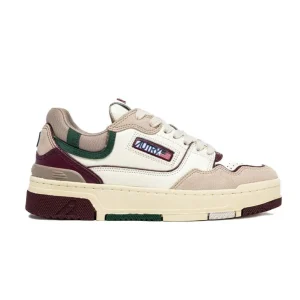 Autry rolw mc09 Donna Bianca/verde/bordeaux  Pelle