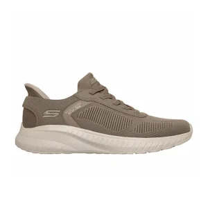 skechers  bob squad cha uomo taupe