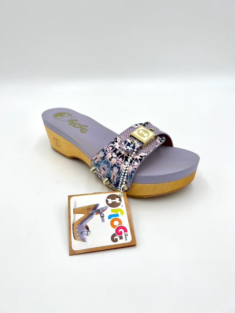 Flogg Sandalo zoccolo basso - Fantasia lilla