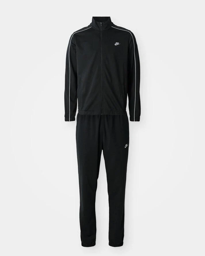 Nike Tuta Completa Club Zip Nera - immagine 2