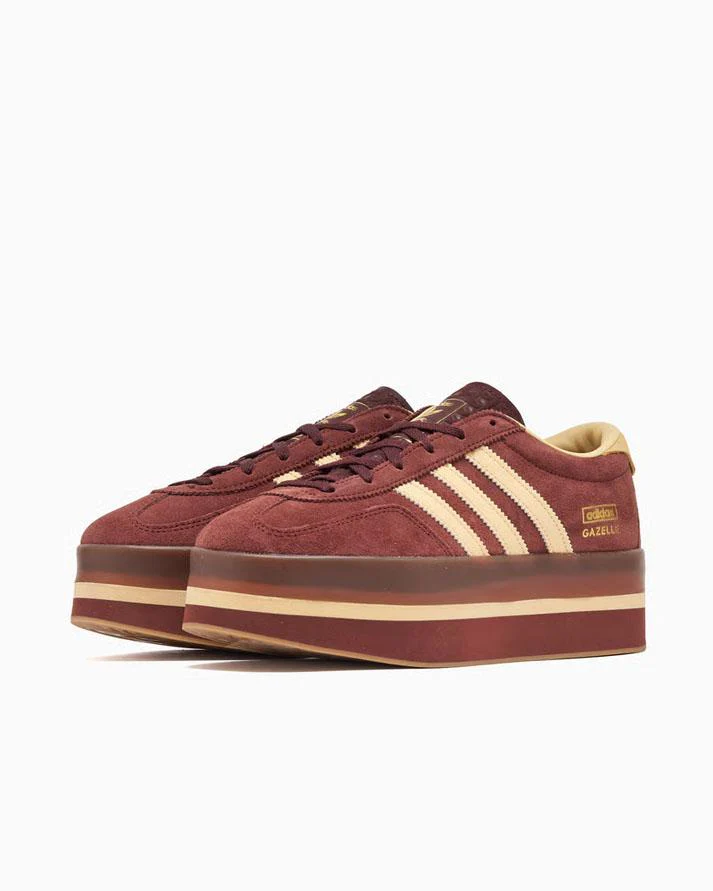 Adidas Gazelle Stack Marrone Beige - immagine 3