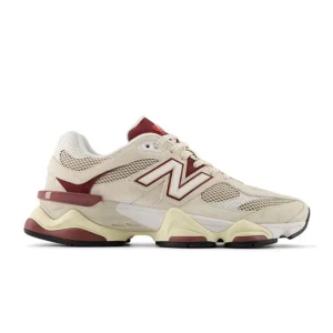 New Balance 9060 Panna Bordo Linen Burgundy UNISEX