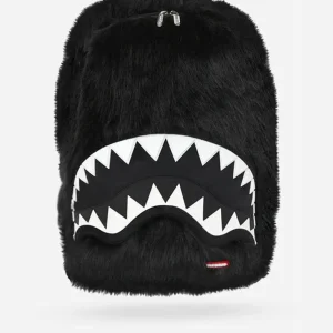 SPRAYGROUND FUR CRAY BLACK BACKPACK