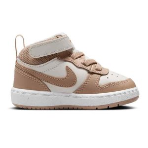 nike court borough mid 2 (tdv) infant beige