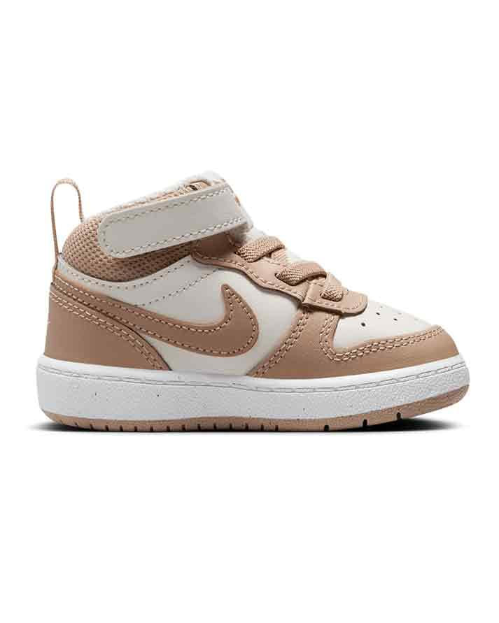 nike court borough mid 2 (tdv) infant beige - immagine 2
