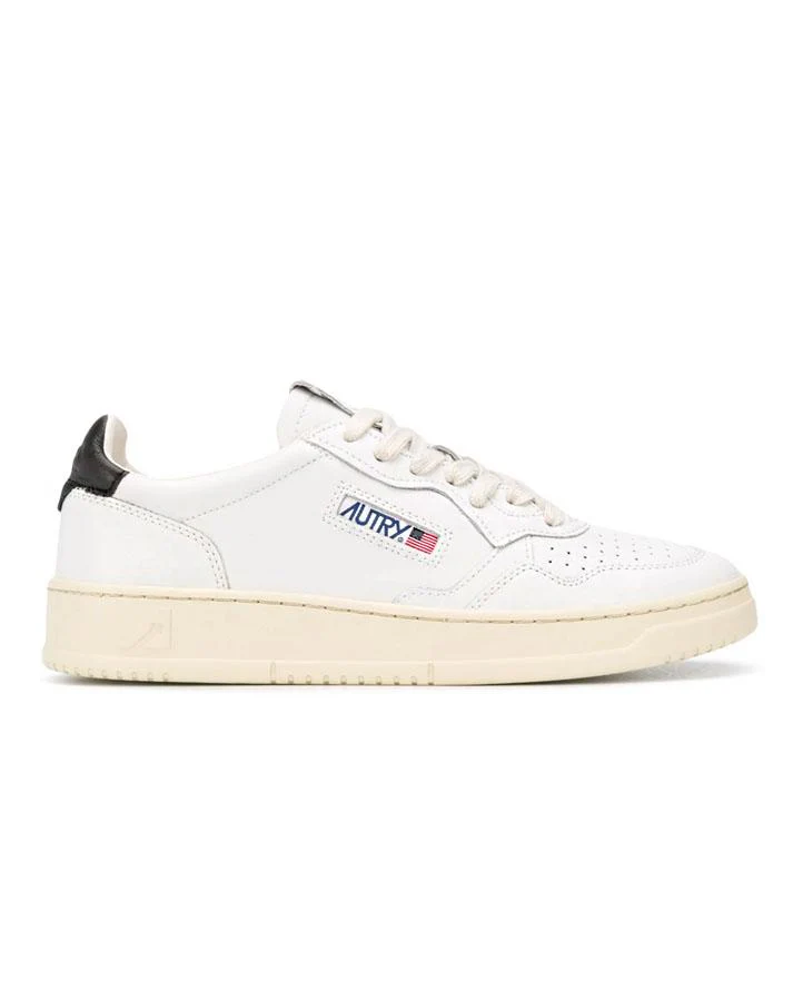 Autry Uomo Pelle Bianco Nero