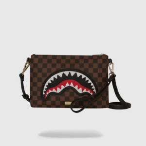 Sprayground sawtooth sharks in paris crossover clutch