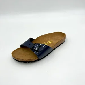 Birkenstock Madrid zoccoli blue patent