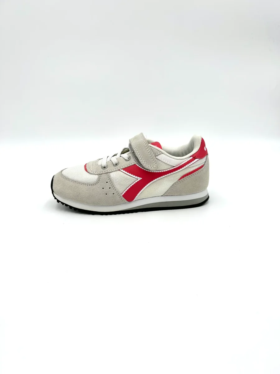 Diadora Sneakers Malone - bianca logo rosa - immagine 3