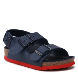 Birkenstock kids Milano Kinder Desert Soil Blue Red