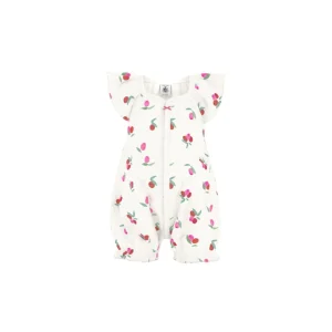Tutina Petit Bateau corta fantasia ciliegie