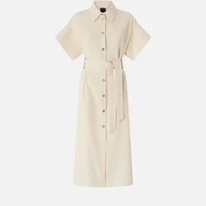 Abito chemisier midi con cintura