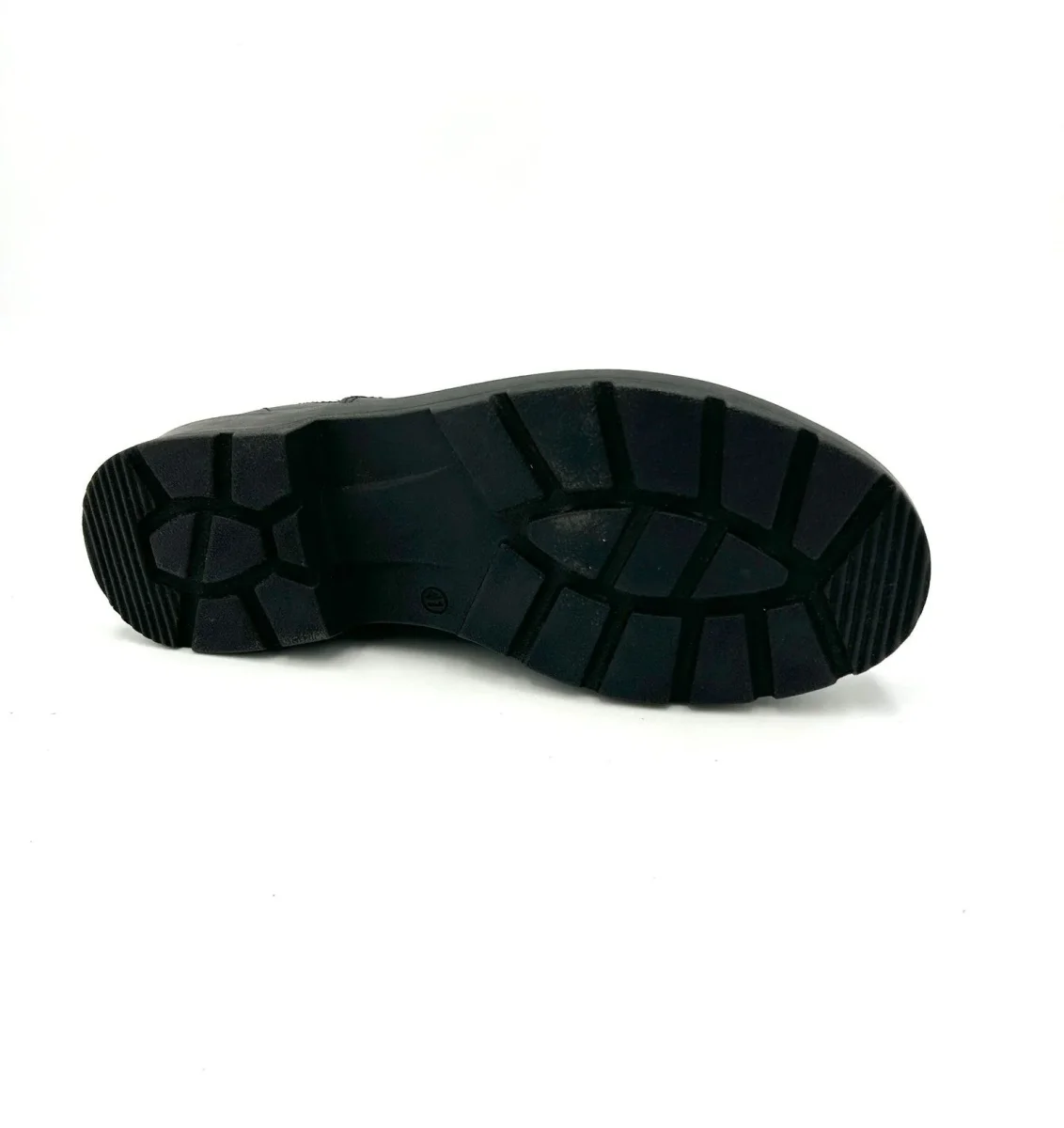 Shooters Anfibio Beatles /Chelsea Boots vera pelle nera con elastico verde - immagine 6