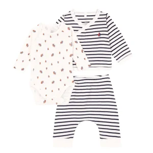 Set Petit Bateau rigato