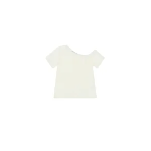 Tshirt Dixie collo a barca a costine