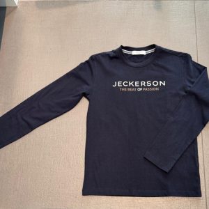 Tshirt Jeckerson blu con scritta sul davanti